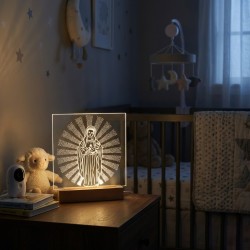 Lámpara Led Virgen Cuidando...
