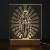 Lámpara Led Virgen Cuidando Bebé